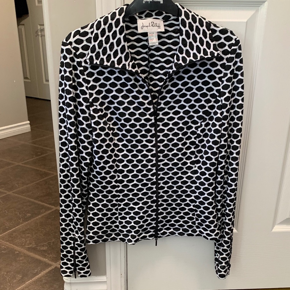 Joseph Ribkoff, black/white jacket